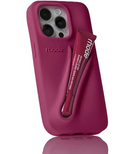 確実正規品 値下げ不可 Rhode iPhone15proケース 新品 Rhode Lip Case for iPhone 15 Pro Max Case with Peptide Lip Tint